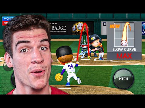 I MAXED OUT THE NEW SLOW CURVE IN BASEBALL 9!