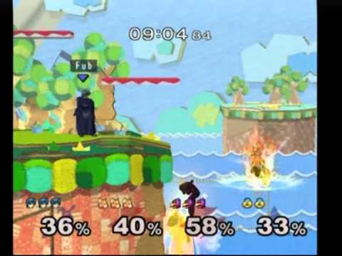 Red - Enig(Fox)Ser(Marth, Falco) vs Blue - Amsah(Fox, Sheik)Faab(Marth) - JCVD1
