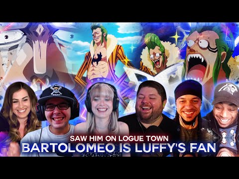 Bartolomeo Is Luffy's Fan ! Reaction Mashup