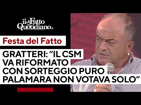 Gratteri: "Palamara non votava da solo. Csm va riformato con il sorteggio puro"
