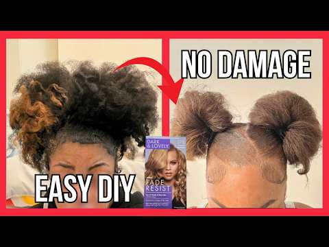 EASY! Dark and Lovely Honey Blonde How to Dye Your Daughter's Hair at Home