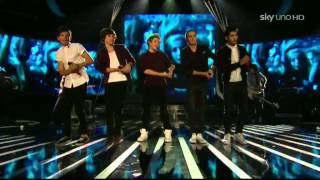 One Direction - Live while we&#39;re young a X Factor 2012  in anteprima mondiale