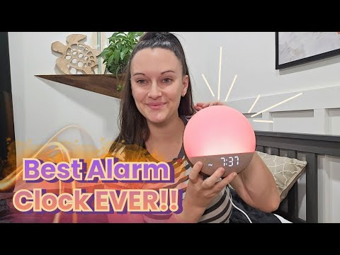 The BEST Sunrise Alarm Clock Review | Wake Up Gently with Light and Sound 💫