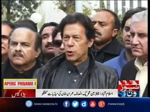 Imran Khan talks to media over Panama Leaks Case
