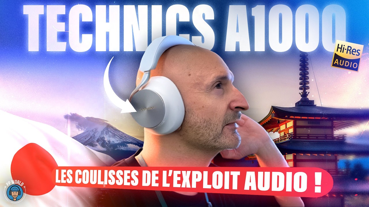 NOUVEAU casque antibruit TECHNICS A1000 : les COULISSES de l'exploit audio (au Japon)
