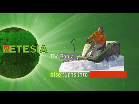 User's testimony: ETESIA ride-on-mower: Bahia Snowplough