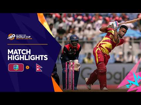 West Indies v Nepal | Match Highlights | T20WC 2026