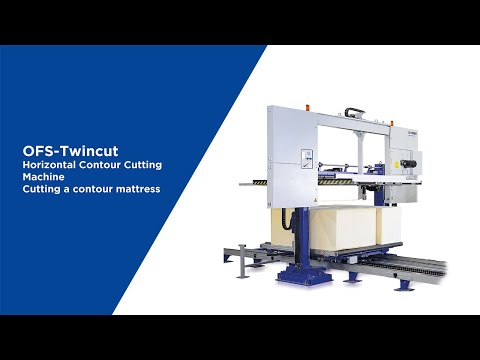 OFS-Twincut Horizontal contour cutting machine - cutting a contour mattress - EN