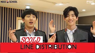 SF9 - Scold (불호령 ) | Line Distribution