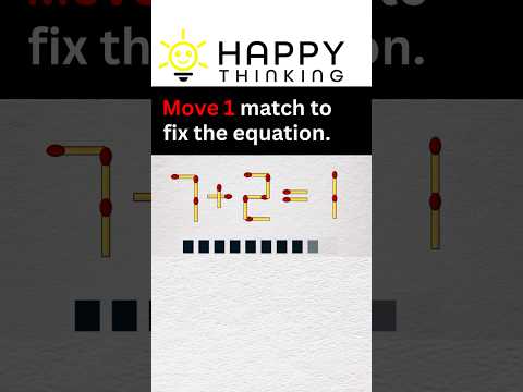 Matchstick Puzzle No. 184