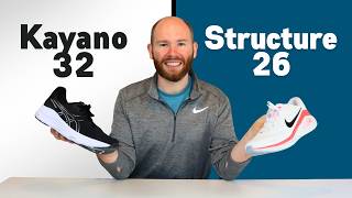 Asics Gel Kayano 32 vs Nike Structure 26 by a Foot Specialist!