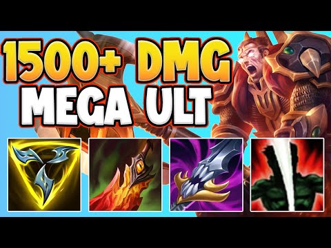 HOW IS THIS ALLOWED!? 1500+ DAMAGE MEGA ULTIMATE DARIUS BUILD IS 100% TOO MUCH DAMAGE! LoL Gameplay