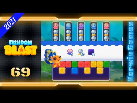 Fishdom Blast Level 69 - No Boosters - 26 moves (2021)