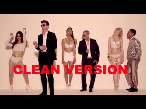 Robin Thicke - Blurred Lines Clean Radio Edit