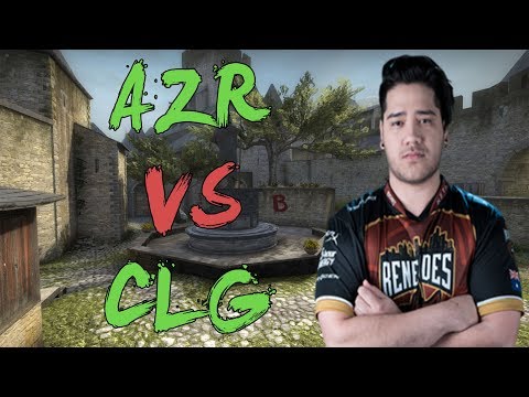 CSGO POV RNG AZR vs CLG (30/18) cobblestone @ DH Open Denver 2017