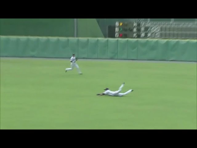 【ファーム】ライオンズ・田代が魅せた!! 華麗なダイビングキャッチ!! 2017/6/23 L-G(ファーム)
