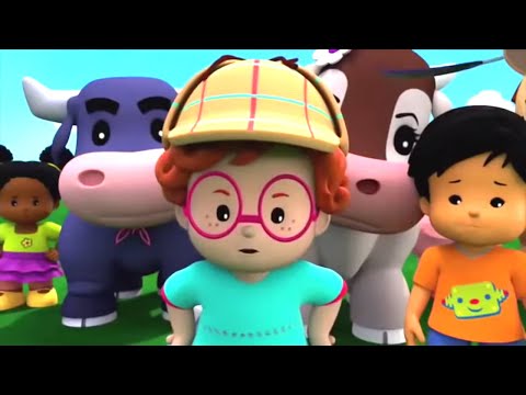 Collecting Clues Together! ⭐ Fisher Price Little People ⭐ Compilation - Kids TV Series, Kingdom Kids Zone - Little People - Fisher Price