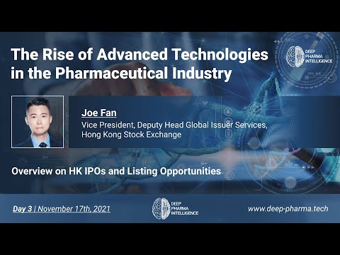 The Rise of Advanced Technologies in the Pharmaceutical Industry - Day 3 (East) - Joe Fan