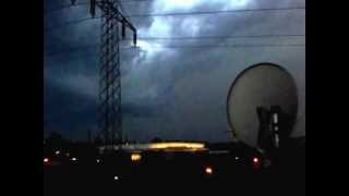 preview picture of video 'Gewitter über Graben-Neudorf 2012'