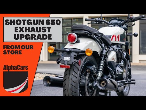 Royal Enfield Shotgun 650: Rhino Racing Exhaust Sound Test!