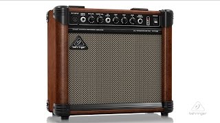 Video thumbnail for ULTRACOUSTIC AT108 Ultra-Compact 15-Watt Acoustic Instrument Amplifier by Behringer