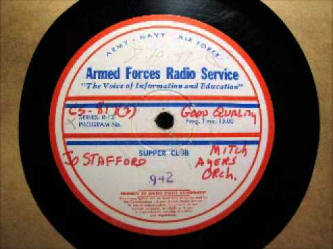 Jo Stafford on AFRS SUPPER CLUB Radio Program 942