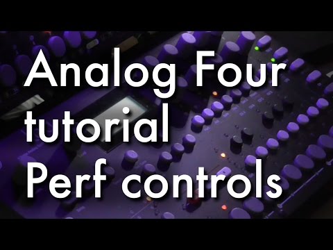 Elektron Analog 4 tutorial 1 - How to programme performance controls