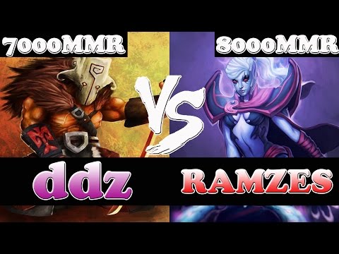 Dota 2 - ddz 7000MMR Plays Juggernault VS RAMZES666 8000MMR Vengeful Spirit- Ranked Match Gameplay