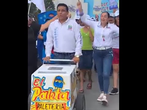 En Tonalá, Chiapas, Andrés Gómez ‘El Paleta’ recibió al candidato a  Eduardo Ramírez Aguilar.