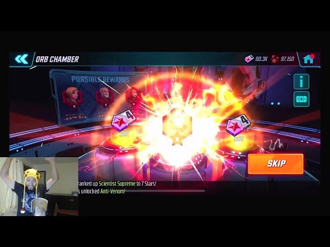 Anti-Venom Orb Opening - Gold Drop! - Marvel Strike Force