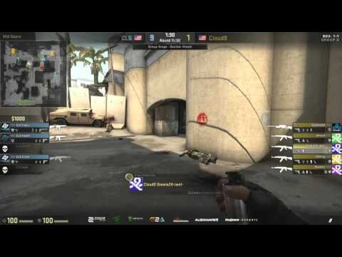 Cloud9 vs CLG | Group Stage | DreamHack Stewie2K CRAZY PLAY