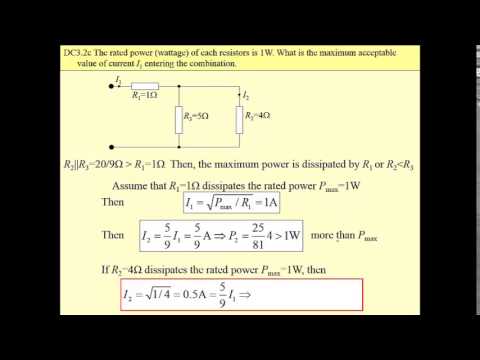 DC Circuit Analysis - DC3.2c,d