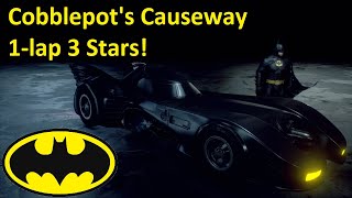 Batman Arkham Knight Race - 1989 Batmobile on Cobblepot's Causeway 1-lap 3 stars!
