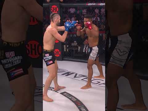 There was no stopping Archie Colgan against Justin Montalvo 🫨 #MMA #Bellator #Shorts