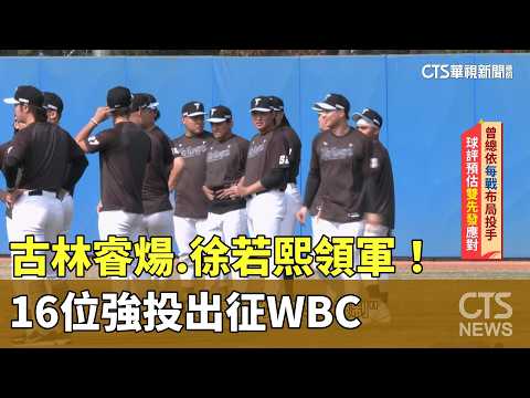 古林睿煬.徐若熙領軍！　16位強投出征WBC