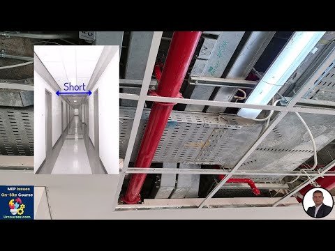 MEP Services above the False Ceiling