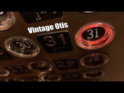 Vintage Otis Traction Elevators (1-36) @ Mid-Continent Tower - Tulsa, OK