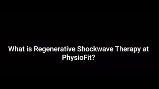 PhysioFit PT owner Kim Gladfelter talks about Regenerative Shockwave Therapy. #shockwave