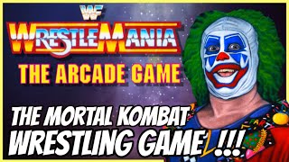 WWF WRESTLEMANIA ARCADE HISTORY - Story of the MORTAL KOMBAT Wrestling Game!!