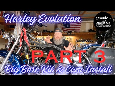 Part 3 of Evolution Big Bore Kit and Cam Upgrade - Butler Customs
