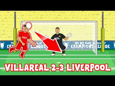Villarreal v Liverpool (2-3) (Champions League 2022 Highlights Goals Mane DIaz Fabinho Klopp Chant)
