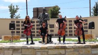 Apocalyptica &quot;Cold Blood&quot; - Live at Lubbock&#39;s Buddy Holly Statue