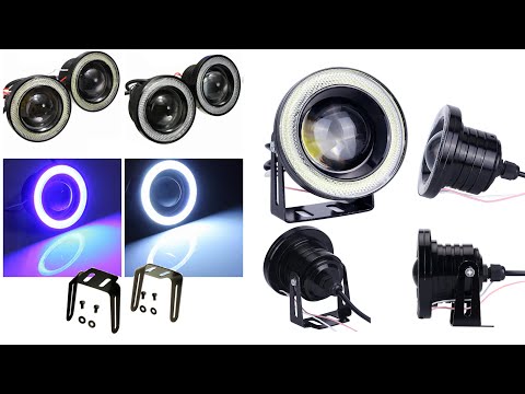 Led Fog Angel Eyes And Led Stript Installation