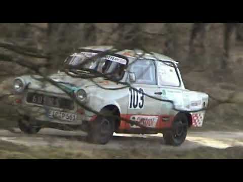 Jeffrey Wiesner Trabant 601 RS Rallye Action with 2 Stroke Engine