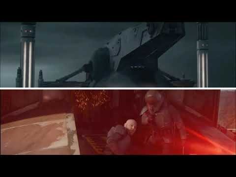 Boba Fett's Slave I Ramp entrance comparison