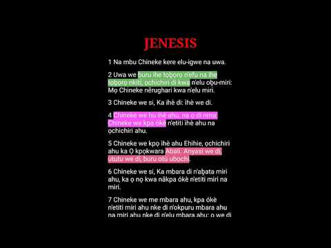 Igbo Bible & Audio