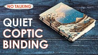 4 needle coptic binding process - no commentary