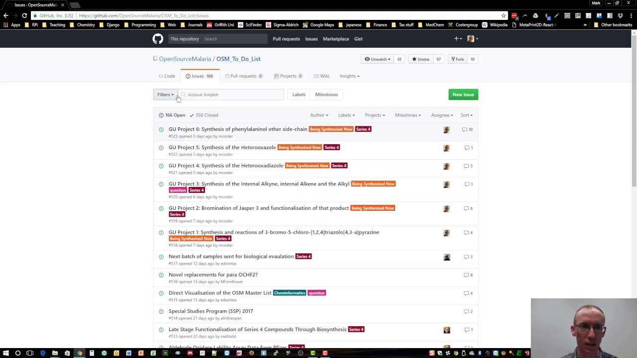 GitHub tutorial for Open Source Malaria