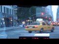 NY Taxi Cab Driving Around In NYC Streets Of New York