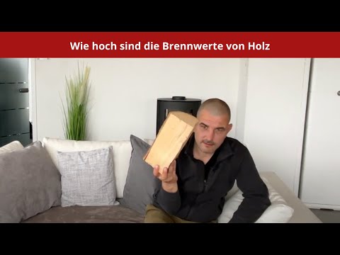 Wie hoch sind die Brennwerte von Holz?